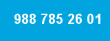988 785 26 01 988 785 26 01